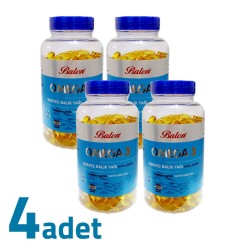Balen Omega 3 Norveç Balık Yağı Trglsrd 1380MG x 200 Kapsül x 4 Kutu 