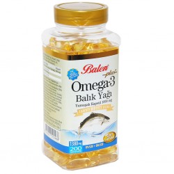 Omega-3 Plus+ Balık Yağı 200 Kapsül