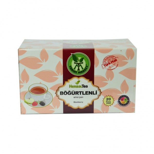 Tabiat Market Herbal Tea Böğürtlenli Bitki Çayı Blackberry 20 Süzen Poşet Çay