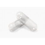 Büyük Boy Şeffaf Boş İlaç Kapsülü 00'' 1000 Adet-1000mg Helal Sertifikalı
