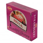 Hem Çilek Kokulu 10 Konik Tütsü - Strawberry Fresa Incense Cones