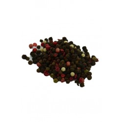 Doğal Tane Kırmızı Yeşil Ak Biber Karabiber Karışımı 100 gram