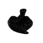 Siyah Seramik Şelale Geri Akışlı Kalp Tütsülük Backflow C0888