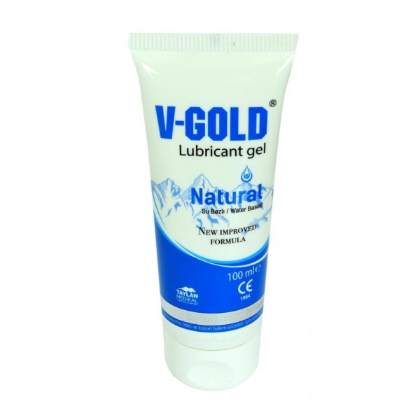 V-Gold Natural Su Bazlı Kayganlaştırıcı Jel 100 ML Lubricant Gel