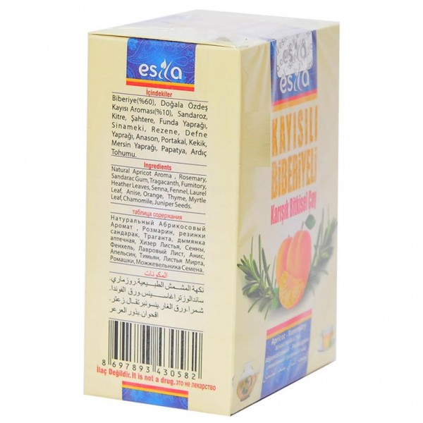 Kayısılı Biberiyeli Karışık Bitkisel Çay 45 Süzen Pşt