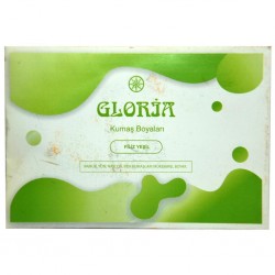 Gloria Filiz Yeşil Renk Pamuk Yün Naylon İpek Kumaş Boyası 10 GR