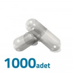 Orta Boy Şeffaf Boş İlaç Kapsülü 0'' 1000 Adet-600mg Helal Sertifikalı