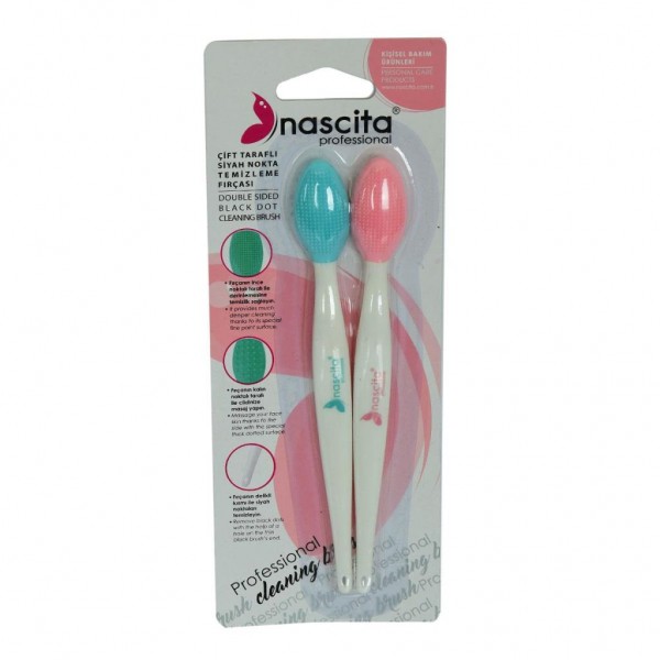 Nascita Çift Taraflı Siyah Nokta Temizleme Fırçası 2li Çıkarıcı