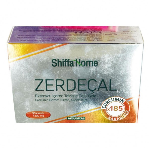 Shiffa Home Zerdeçal Ekstraktı Yumuşak 1300 Mg x 30 Kapsül