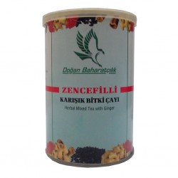 Zencefilli Karışık Bitkisel Çay 100Gr Tnk